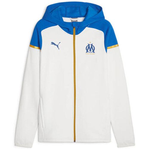 Manteau VESTE À CAPUCHE CASUALS OLYMPIQUE DE MARSEILLE BLANCHE - Puma - Modalova