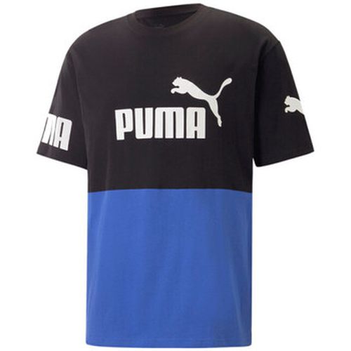 T-shirt T-SHIRT POWER COLORBLOCK TEE BLEU - Puma - Modalova
