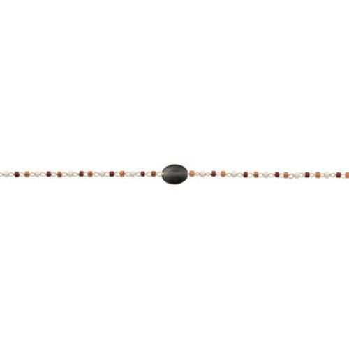 Bracelets Bracelet plaqué or obsidienne noire - Brillaxis - Modalova