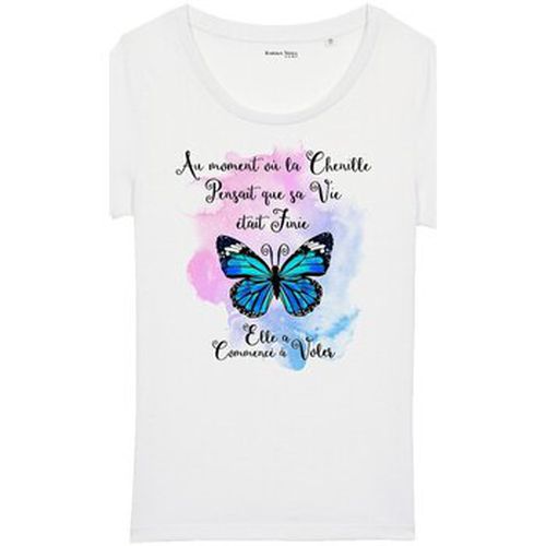T-shirt T-Shirt "Transformation du Papillon" en Coton Bio - Karma Yoga Shop - Modalova