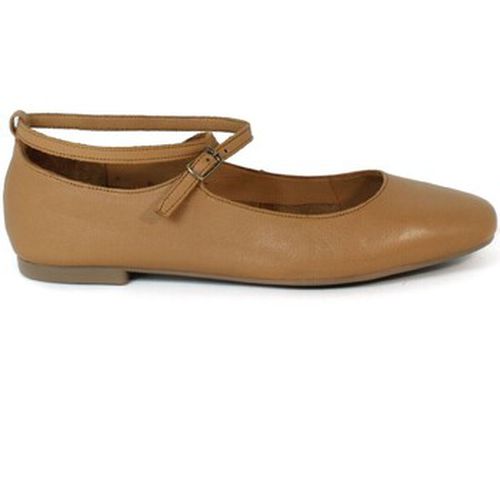 Chaussures BAILARINAS DE PIEL CON PULSERA APLAUSO 24374 CUERO - Top3 - Modalova