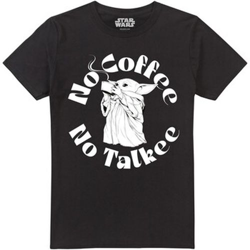 T-shirt No Coffee No Talkie - Star Wars Mandalorian - Modalova