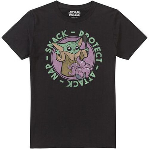 T-shirt Protect - Attack - Nap - Snack - Star Wars Mandalorian - Modalova