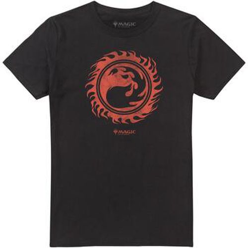 T-shirt Fire Mana - Magic The Gathering - Modalova