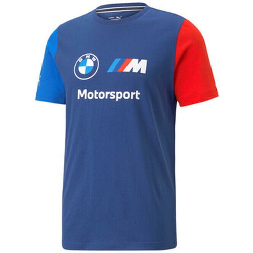 T-shirt T-SHIRT BMW MMS ESS LOGO BLEU - Puma - Modalova