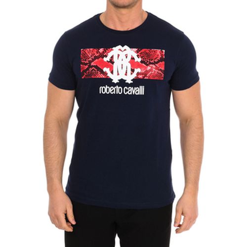 T-shirt FST647-NAVY - Roberto Cavalli - Modalova