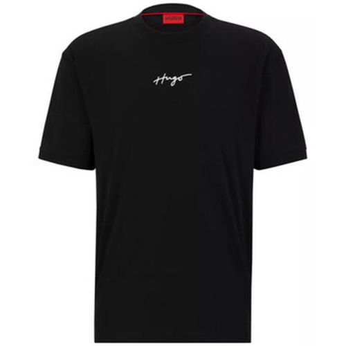 T-shirt T-SHIRT RELAXED FIT EN COTON AVEC LOGO MANUSCRIT DONTEV - BOSS - Modalova