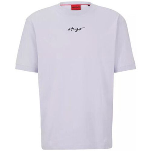 T-shirt T-SHIRT RELAXED FIT EN COTON AVEC LOGO MANUSCRIT DONT - BOSS - Modalova