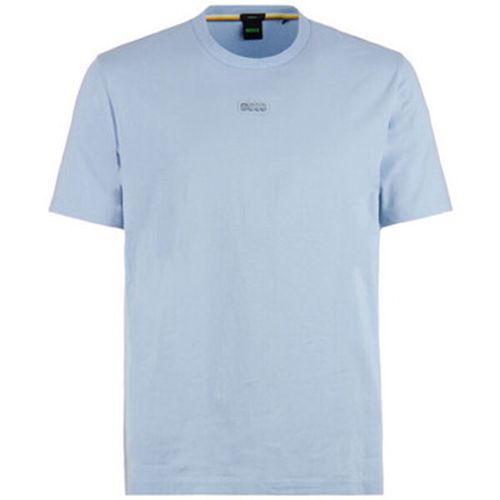 T-shirt T-shirt Tee-Tape en coton stretch à logo multicolore - BOSS - Modalova