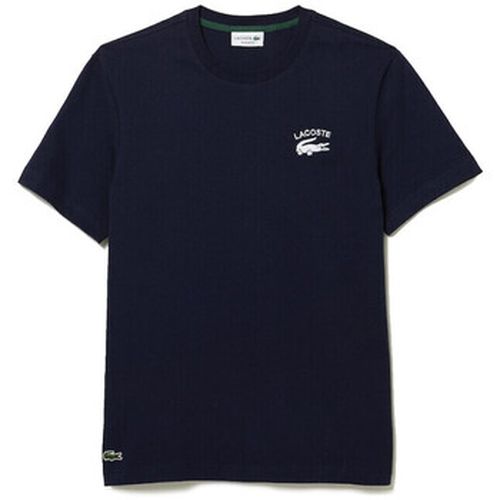 T-shirt T-SHIRT REGULAR FIT MARINE LOGO BRODÉ - Lacoste - Modalova