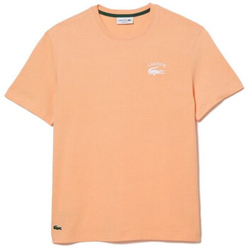 T-shirt T-SHIRT REGULAR FIT LOGO BRODÉ - Lacoste - Modalova