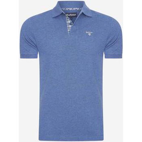 T-shirt Polo en piqué écossais - chambray marl - Barbour - Modalova