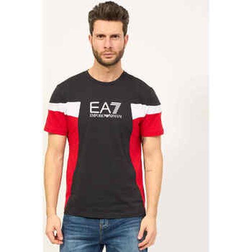 T-shirt T-shirt à col rond Emporio Armani Summer Block en coton - Emporio Armani EA7 - Modalova