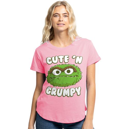 T-shirt Cute N Grumpy - Sesame Street - Modalova