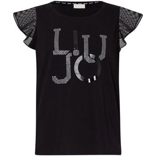 T-shirt T-shirt en jersey avec logo - Liu Jo - Modalova