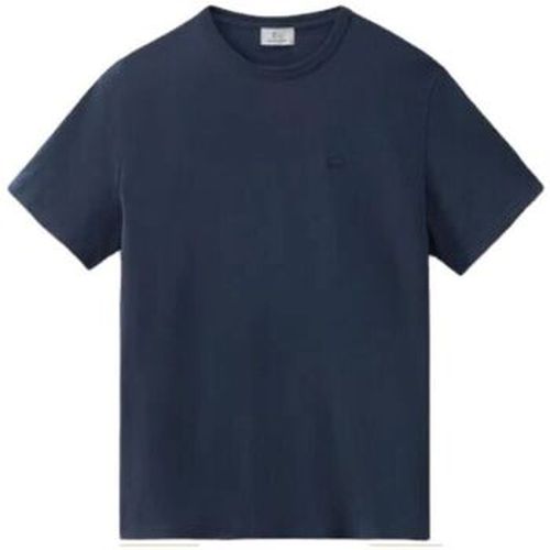 T-shirt T-shirt Sheep Melton Blue - Woolrich - Modalova