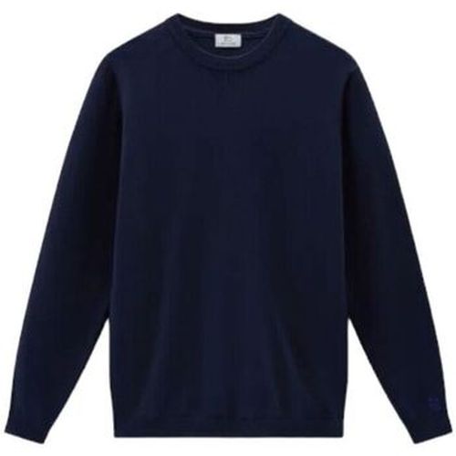 Pull Pull Logo Melton Blue - Woolrich - Modalova