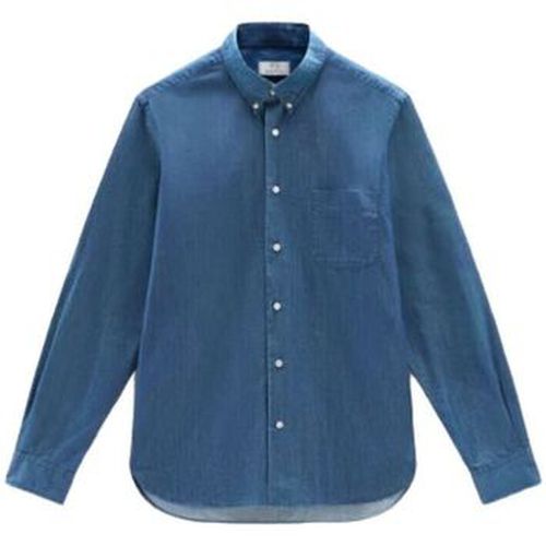 Chemise Chemise Classic Chambray Bleached Indigo - Woolrich - Modalova