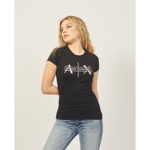 T-shirt T-shirt coupe slim en coton biologique - EAX - Modalova