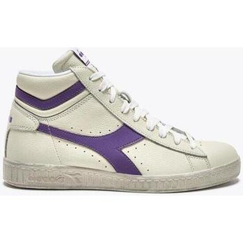 Baskets Game High Waxed Blanc Violet - Diadora - Modalova