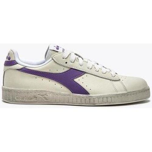 Baskets Game Low Waxed Blanc Violet - Diadora - Modalova