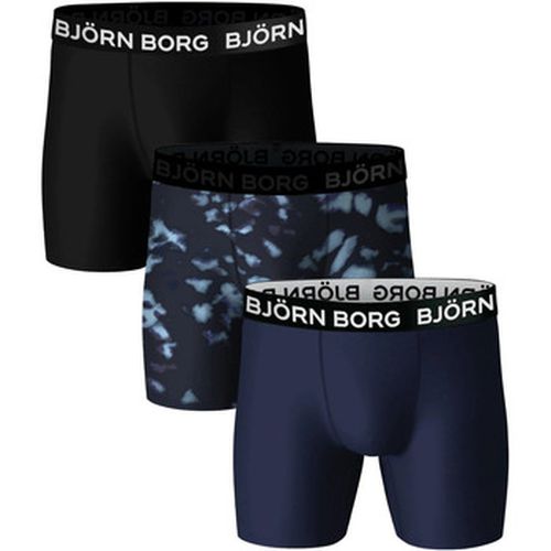 Boxers Performance Boxer-shorts Lot de 3 Bleu Noir - Björn Borg - Modalova