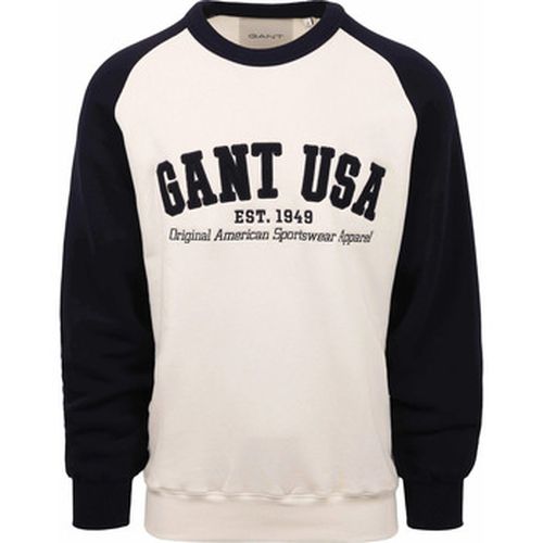 Sweat-shirt USA Pullover Blanc cassé - Gant - Modalova