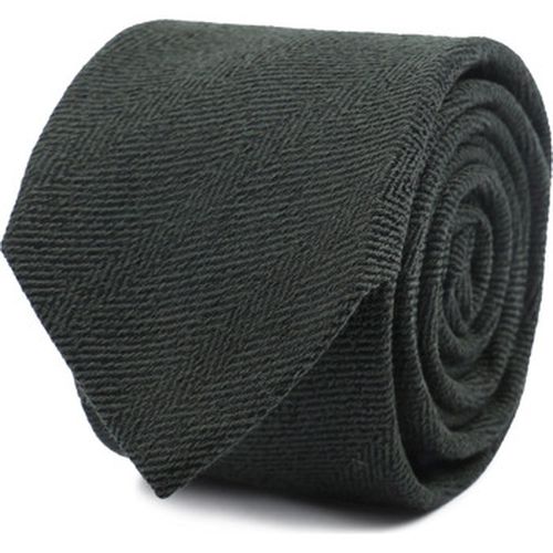 Cravates et accessoires Cravate Laine/Soie Chevrons Foncé - Suitable - Modalova
