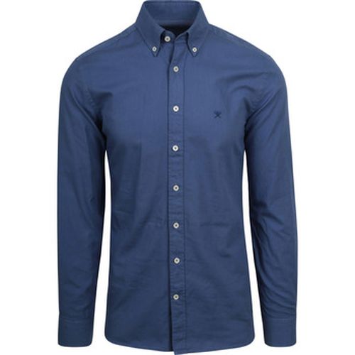 Chemise Shirt Garment Dyed Offord Blue - Hackett - Modalova