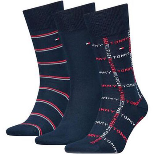 Socquettes Giftbox Grid Stripe 3-Pack - Tommy Hilfiger - Modalova