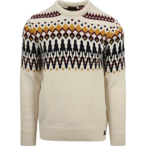 Sweat-shirt Fairisle Blanc cassé - Superdry - Modalova