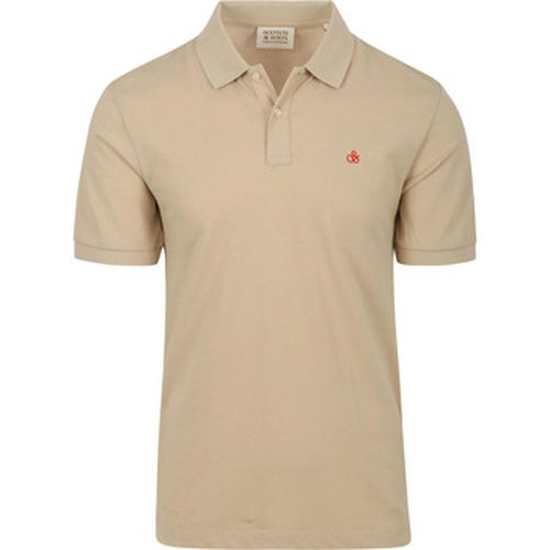 T-shirt Polo Piqué Greige - Scotch & Soda - Modalova