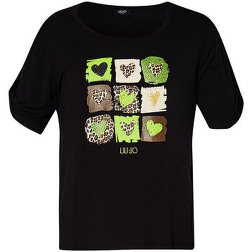 T-shirt T-shirt avec imprimé cœurs - Liu Jo - Modalova