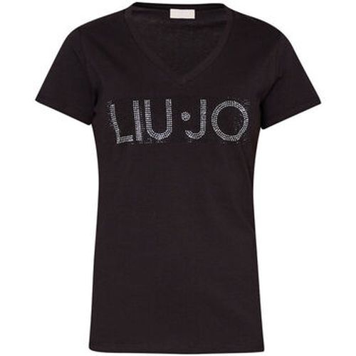 T-shirt T-shirt avec logo et strass - Liu Jo - Modalova