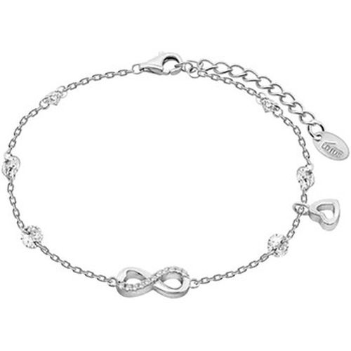 Bracelets Bracelet Silver Infini pampille coeur argent et oxyde - Lotus - Modalova