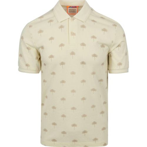 T-shirt Polo Palmiers Ecru - Scotch & Soda - Modalova