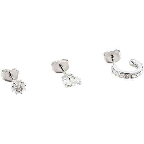 Boucles oreilles Set de trois piercings Paradis argent oxydes - Agatha Ruiz de la Prada - Modalova