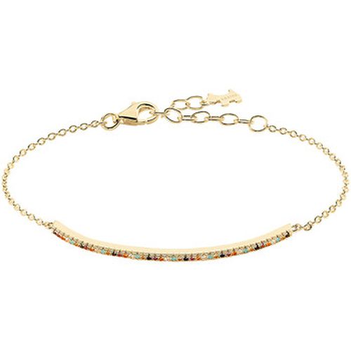 Bracelets Bracelet argent doré barrette multicolore ligne Rainbow - Agatha Ruiz de la Prada - Modalova