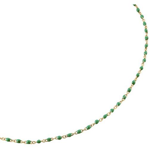 Collier Collier Smarty laiton doré perles émail vert - Agatha Ruiz de la Prada - Modalova