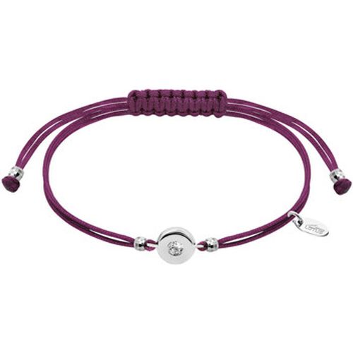 Bracelets Bracelet Silver cordon violet oxyde - Lotus - Modalova