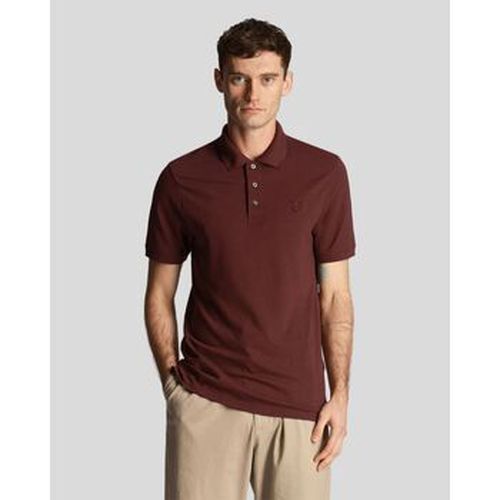 T-shirt SP400TON POLO SHIRT-Z562 BURGUNDY - Lyle & Scott - Modalova