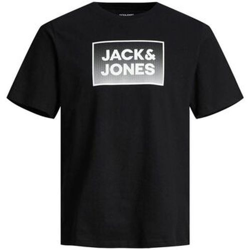 T-shirt 12249331 STEEL-BLACK - Jack & Jones - Modalova