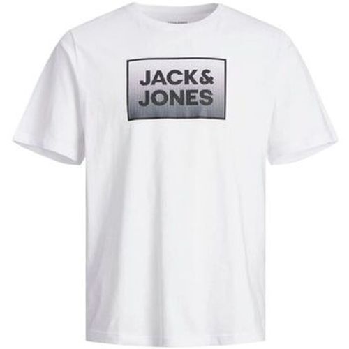 T-shirt 12249331 STEEL-WHITE - Jack & Jones - Modalova