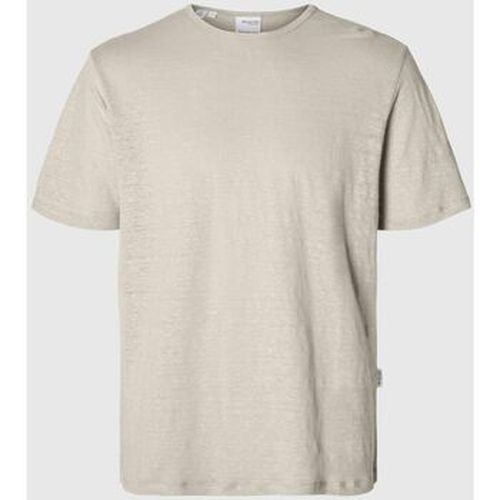T-shirt 16089504 BETH LINEN SS-OATMEL - Selected - Modalova