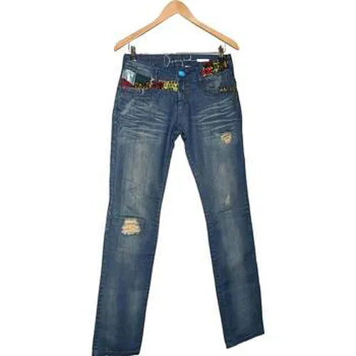 Jeans jean droit 38 - T2 - M - Desigual - Modalova