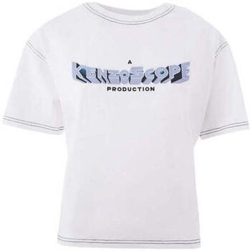 T-shirt T-SHIRT logo graphic blanc - Kenzo - Modalova