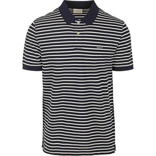 T-shirt Polo Pique Navy Stripe - Gant - Modalova