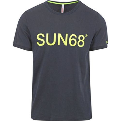 T-shirt T-Shirt imprimé Logo Navy - Sun68 - Modalova