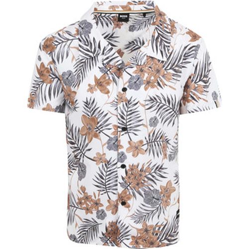 Chemise Beach Shirt Flower White - BOSS - Modalova