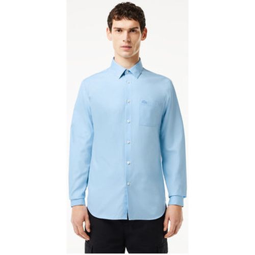 Chemise - CHEMISE SLIM EN POPELINE DE COTON STRETCH - Lacoste - Modalova